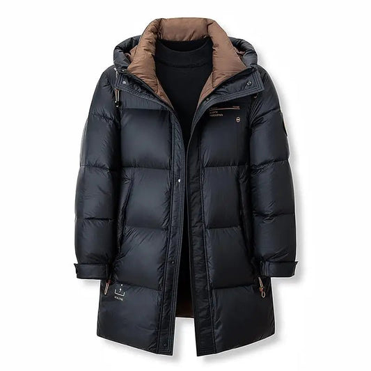 Giubbino casual impermeabile con cappuccio da uomo ATREND