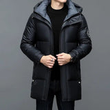 Giubbino casual impermeabile con cappuccio da uomo ATREND