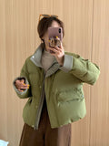 Giubbino corto bicolor casual da donna ATREND