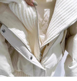 Giubbino corto patchwork impermeabile da donna ATREND