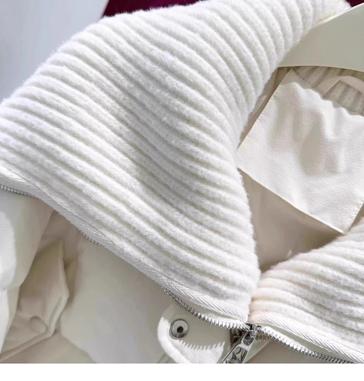 Giubbino corto patchwork impermeabile da donna ATREND