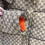 Giubbino impermeabile con cappuccio a quadri da donna ATREND
