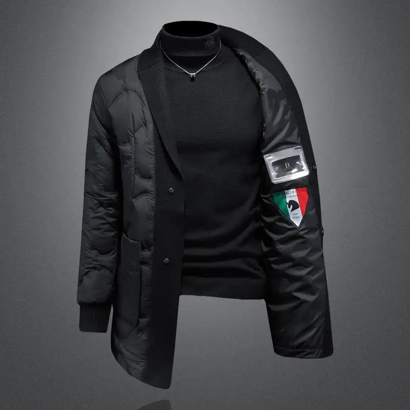 Giubbino patchwork casual di alta qualità da uomo ATREND