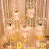 Idea regalo bouquet di palloncini luminosi con cuore e rosa ideale per ogni occasione ATREND