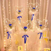 Idea regalo bouquet di palloncini luminosi con cuore e rosa ideale per ogni occasione ATREND