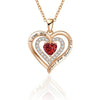 Idea regalo collana e orecchini in confezione con rosa artificiale ideale in ogni occasione ATREND
