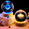 Idea regalo lampada da comodino a sfera di cristallo a tema solare ideale per ogni occasione ATREND