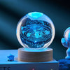 Idea regalo lampada da comodino a sfera di cristallo a tema solare ideale per ogni occasione ATREND