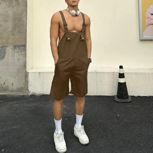 Jumpsuits casual a pantaloncini da uomo - jumpsuit uomo ATREND