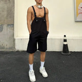 Jumpsuits casual a pantaloncini da uomo - jumpsuit uomo ATREND