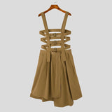 Jumpsuits gonna irregolare con fibbia da uomo - jumpsuit uomo ATREND