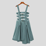 Jumpsuits gonna irregolare con fibbia da uomo - jumpsuit uomo ATREND