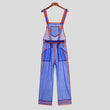 Jumpsuits mesh patchwork streetwear da uomo - jumpsuit uomo ATREND
