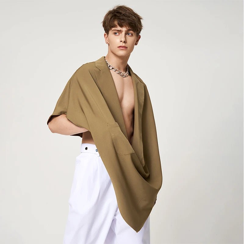 INCERUN - poncho irregolare allentato da uomo ATREND