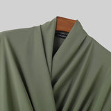 Set coordinato camicia e pantaloni con lacci tinta unita - set coordinato ATREND