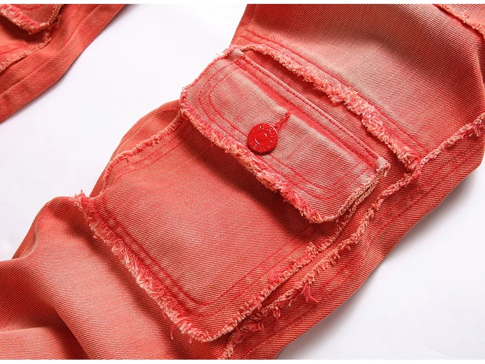 Jeans cargo multitasche da uomo ATREND