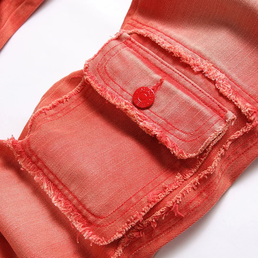Jeans cargo multitasche da uomo ATREND