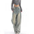 Jeans casual a vita alta a gamba larga da donna ATREND