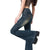 Jeans casual a vita alta con gamba larga da donna ATREND