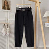 Jeans casual a vita alta e gamba dritta da donna ATREND
