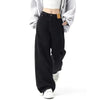 Jeans casual a vita alta e gamba dritta da donna ATREND
