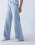 Jeans casual a vita alta e gamba larga con fiore da donna ATREND
