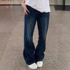 Jeans casual a vita alta e gamba larga da donna ATREND