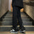 Jeans casual con cerniera sul fondo da uomo ATREND