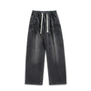 Jeans casual con gamba larga fascia elastica e lacci da uomo ATREND
