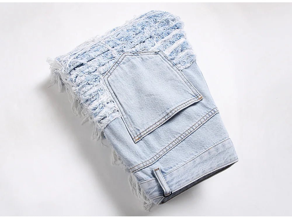 Jeans casual drappeggiati da uomo ATREND