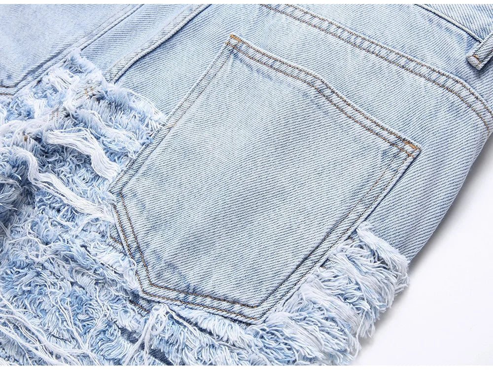 Jeans casual drappeggiati da uomo ATREND