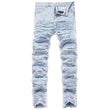Jeans casual drappeggiati da uomo ATREND