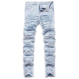 Jeans casual drappeggiati da uomo ATREND