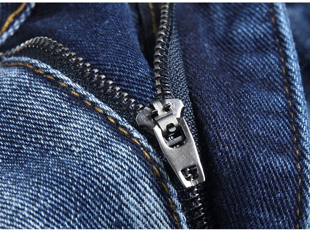 Jeans casual multi tasche svasati da uomo ATREND