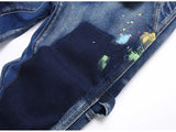 Jeans casual multi tasche svasati da uomo ATREND