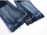 Jeans casual multi tasche svasati da uomo ATREND