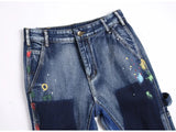 Jeans casual multi tasche svasati da uomo ATREND