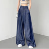 Jeans casual oversize a vita alta da donna ATREND