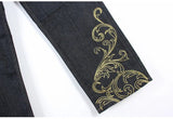 Jeans hip pop con stampa grafica da uomo ATREND