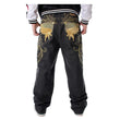 Jeans hip pop con stampa grafica da uomo ATREND