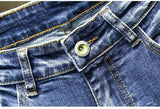 Jeans in denim elasticizzato dipinto da uomo ATREND