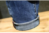 Jeans in denim elasticizzato dipinto da uomo ATREND