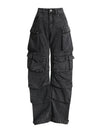 Jeans larghi streetwears multitasche da donna ATREND