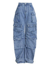 Jeans larghi streetwears multitasche da donna ATREND