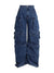 Jeans larghi streetwears multitasche da donna ATREND