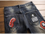 Jeans patchwork da uomo ATREND