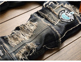 Jeans patchwork da uomo ATREND