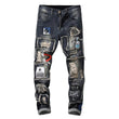 Jeans patchwork da uomo ATREND