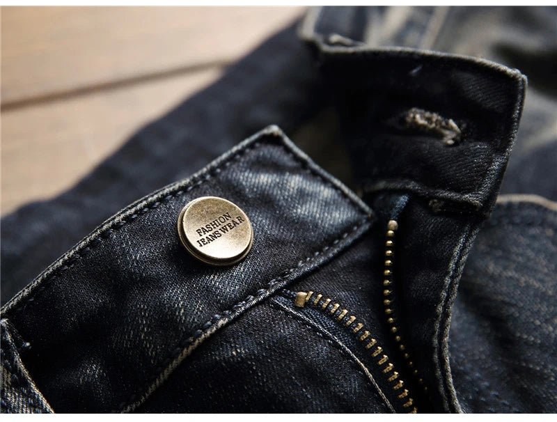 Jeans patchwork da uomo ATREND