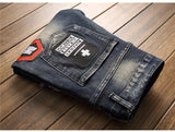 Jeans patchwork da uomo ATREND